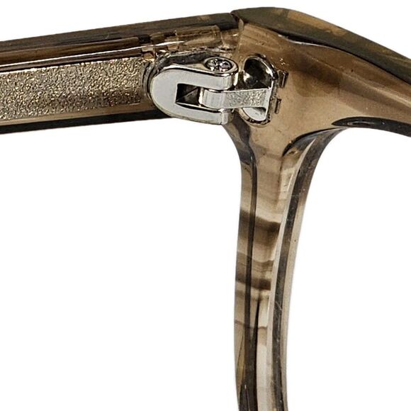 Warby Parker Women's Eyeglass Frames Hughes 207 Tan Crystal 49-19 140 New Demo - Picture 9 of 13